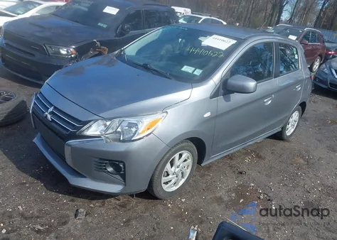 2021 Mitsubishi Mirage Carbonite Edition/Es/Le z USA, uszkodzony, nr VIN ML32AUHJ0MH000830